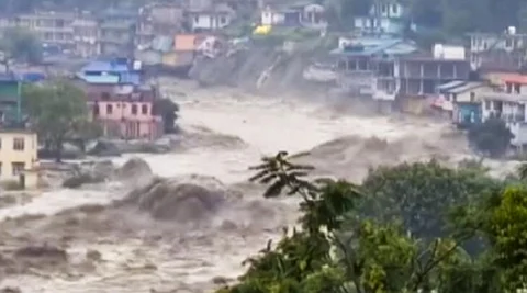 Flash Floods Ravage Himachal Pradesh: Two Dead, Dozens Feared Missing After Cloudbursts in Kullu and Dharamshala