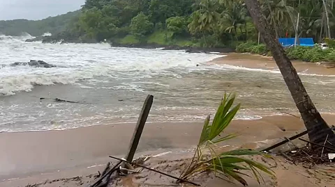 Polem Beach Faces Severe Sea Erosion; Villagers Plead for Urgent Protection Wall