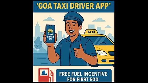 Goa Government Launches 'Goa Taxi Driver App'; Free Fuel Incentive for First 500 Active Drivers