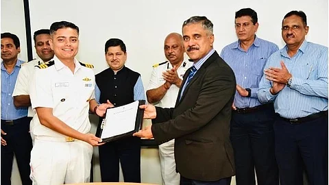 Indian Coast Guard Commissions ‘Adamya’, First Indigenously Built Fast Patrol Vessel with Advanced Systems