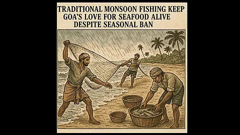 Goa History: Traditional Monsoon Fishing Techniques Keep Goa’s Love for Seafood Alive Despite Seasonal Ban