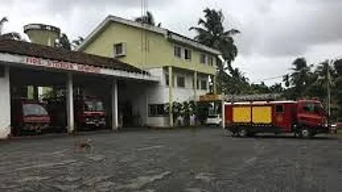 Mapusa fire team rescues cow trapped in Colvale canal