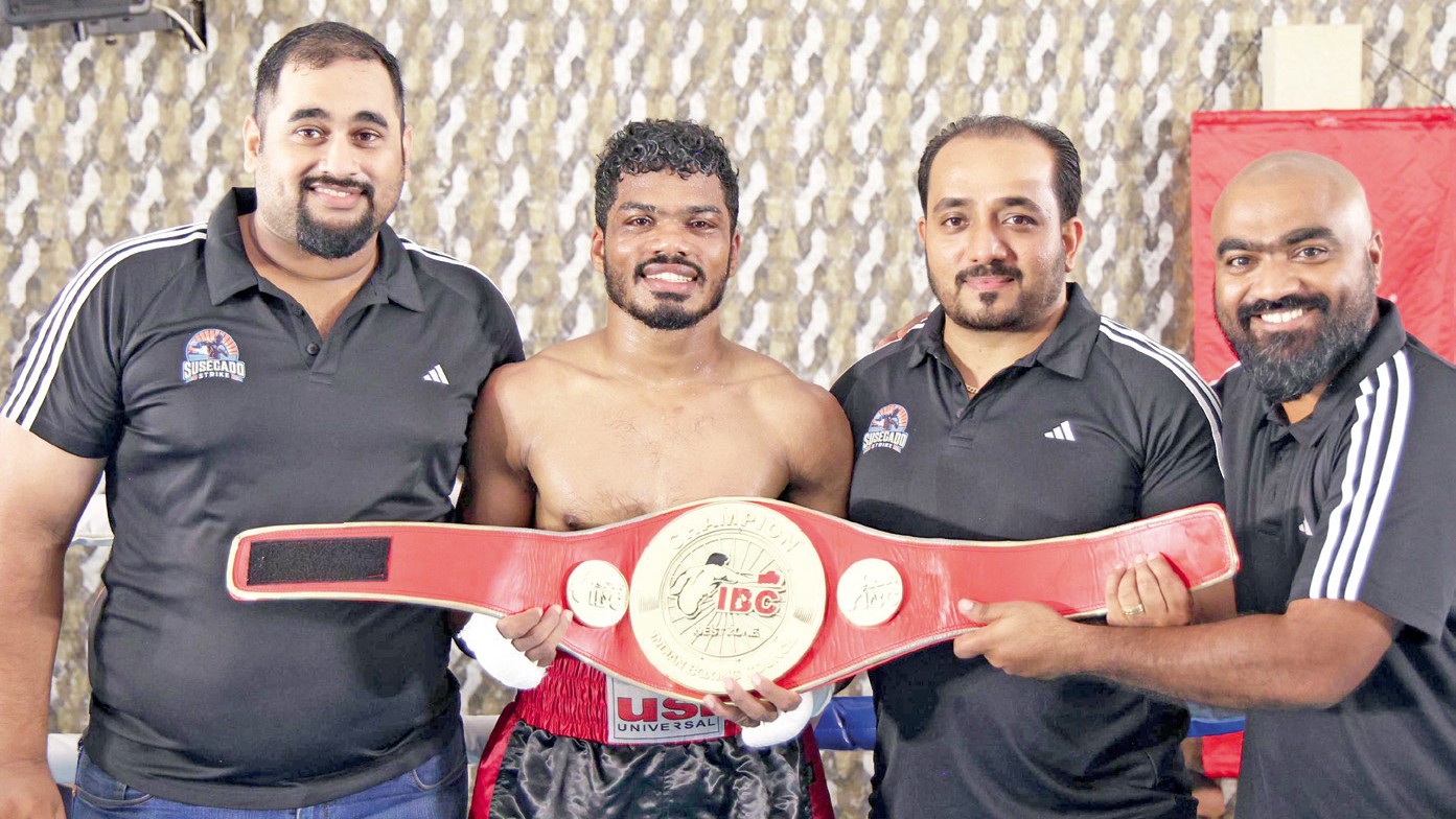 Pralhad Panda Becomes First Goan Boxer to Defend IBC West Zone Featherweight Title