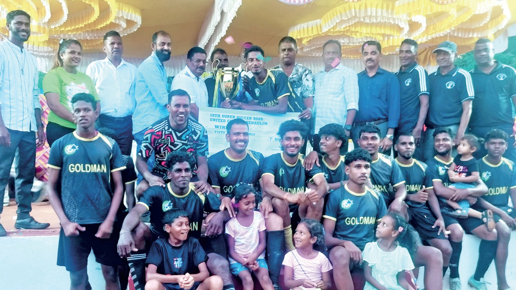 Sporting Club Davorlim Crush St Anthony’s SC 4-1 to Win 19th Super Soccer Title