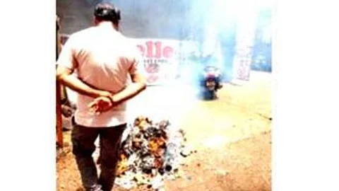 Benaulim Business Owner Booked Again for Illegal Dumping and Burning of Waste