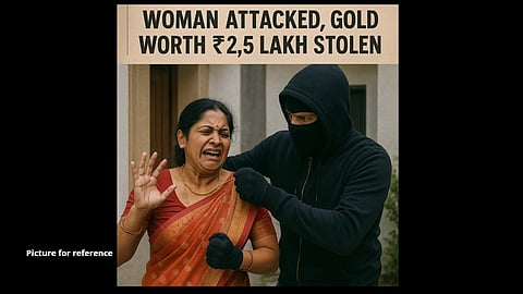 Saleli Daylight Robbery: Woman Attacked, Gold Worth ₹2.5 Lakh Stolen