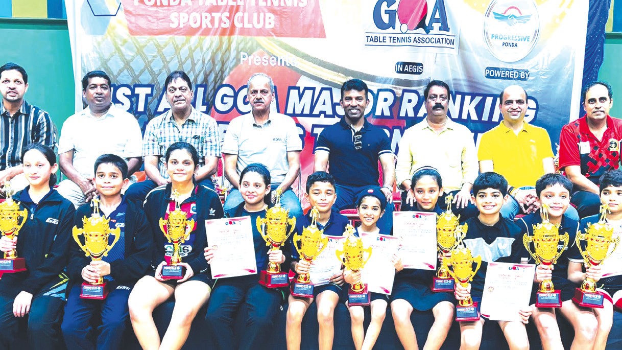 Chandan Caro and Ishita Colaso Shine with Double Titles at All Goa Major TT Tournament