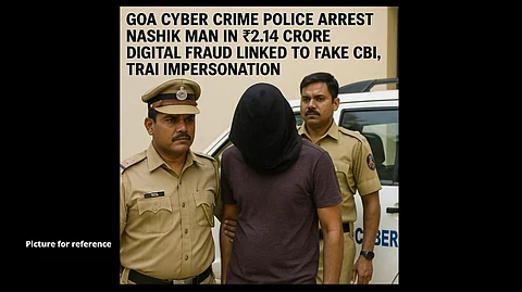 Goa Cyber Crime Police Arrest Nashik Man in ₹2.14 Crore Digital Fraud Linked to Fake CBI, TRAI Impersonation