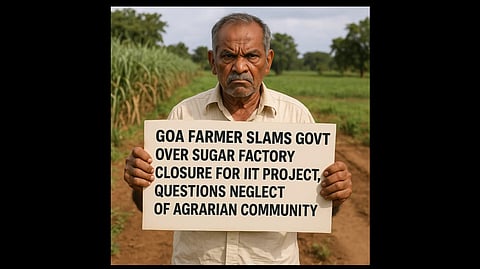 Goa Farmer Slams Govt Over Sugar Factory Closure for IIT Project, Questions Neglect of Agrarian Community