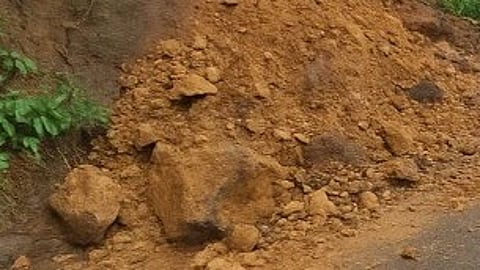 Minor Landslide Reported in Vaddem; MLA Salkar Assures Relief and Retaining Wall Project