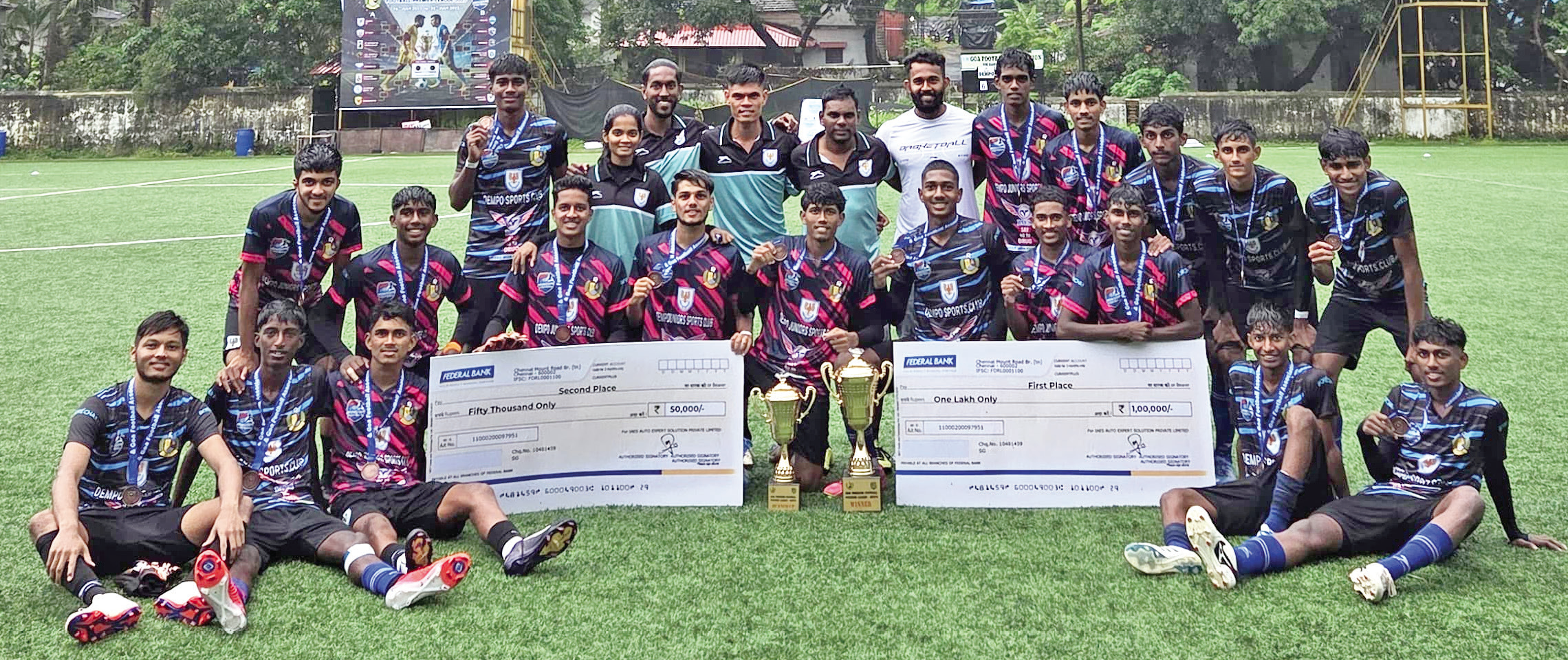 Dempo SC are U-20 Monsoon
Premier League champions