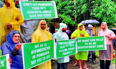 Pomburpa, Olaulim, Ecoxim Residents Demand No Development Zone to Protect Fragile Hills