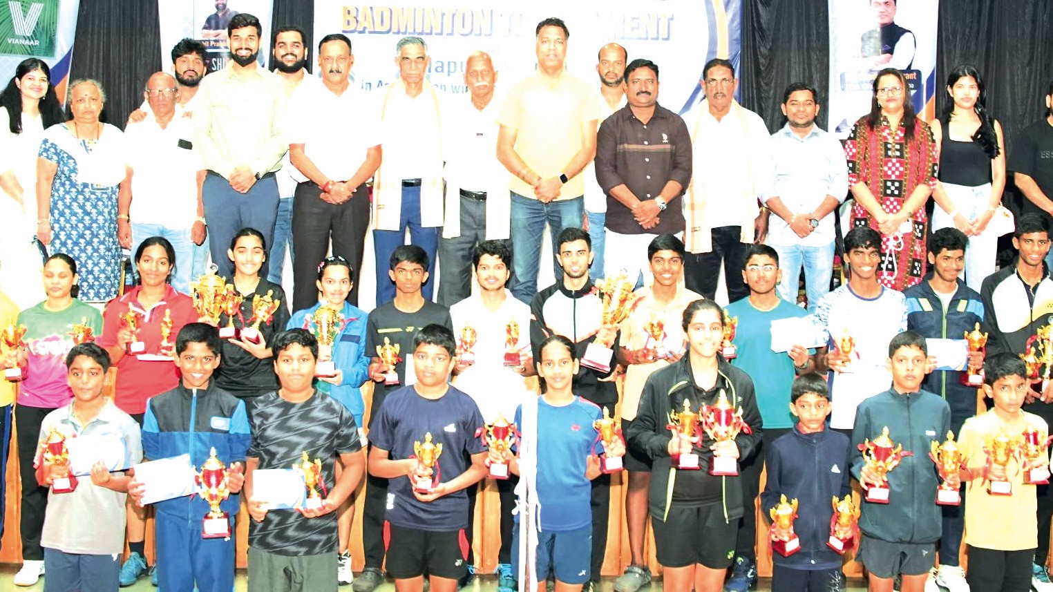 Ritika Chelluri Clinches Triple Crown at Goa State Badminton Ranking Tournament; Shaheen C K and Avni Khyalia Win Doubles Titles