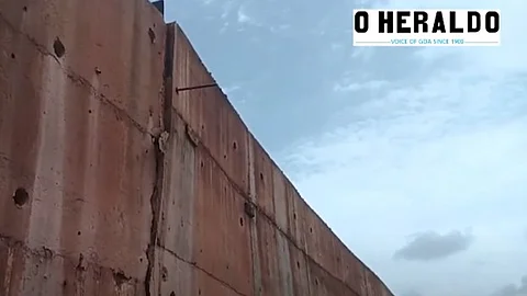 Bamboo Protest Highlights Crumbling NH-66 Wall: Activist Slams PWD for Negligence