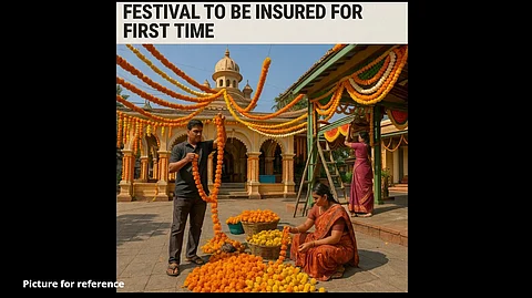 Preparations for Damodar Saptah Festival Underway; Festival to Be Insured for First Time
