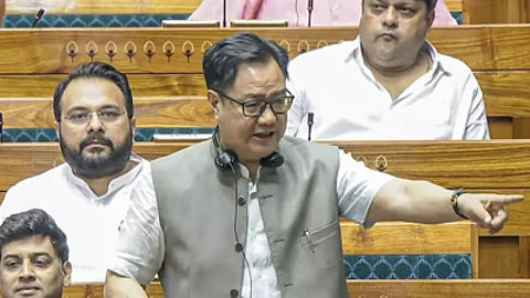 Frequent Parliament Disruptions Hurt Opposition More Than Govt: Kiren Rijiju