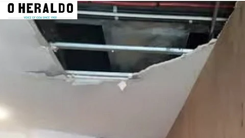 False Ceiling Collapse at Goa’s Kala Academy Sparks Safety Concerns