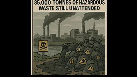 Cuncolim Pollution Concerns Persist Despite GSPCB Measures; 35,000 Tonnes of Hazardous Waste Still Unattended