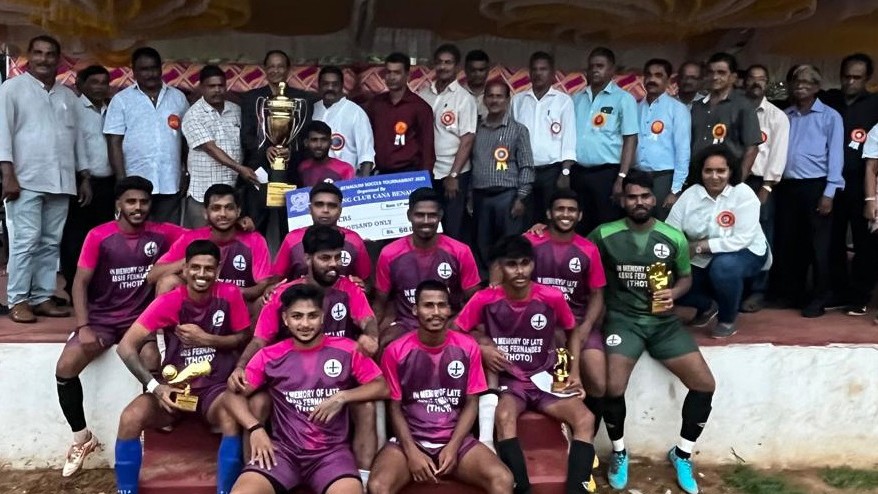ABC Sports Club Arambol Clinch 46th Cana Benaulim Soccer Title in Thrilling 8-7 Tie-Breaker Win