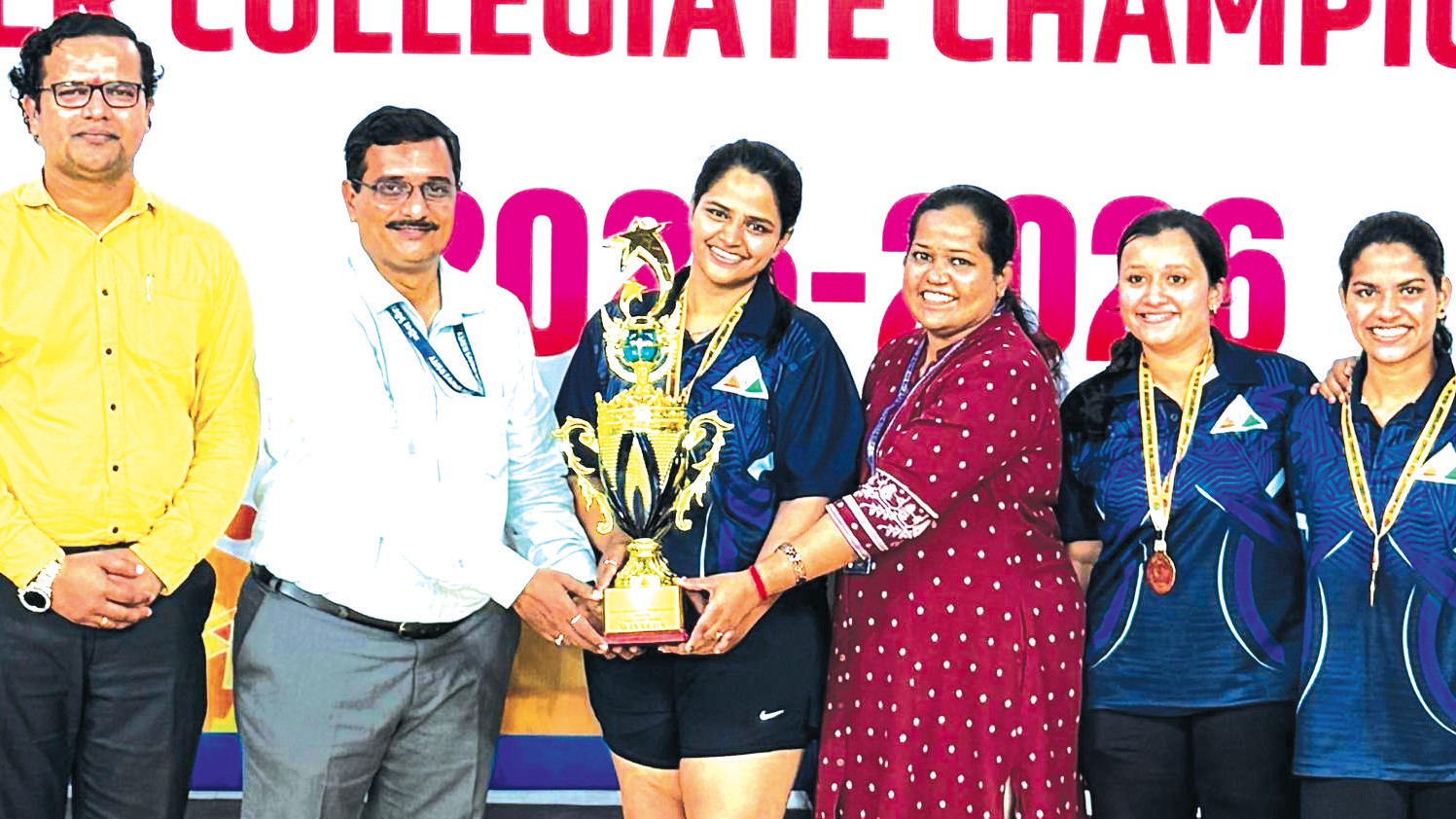 VM Salgaocar Law College Retains Women’s Title; GEC Farmagudi Wins Men’s Crown at Goa University Table Tennis Championship 2025-26