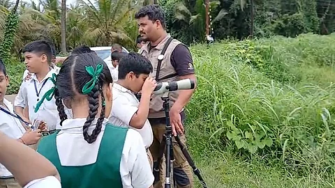 Mandre High School Introduces Bird Watching Activity to Promote Biodiversity Awareness