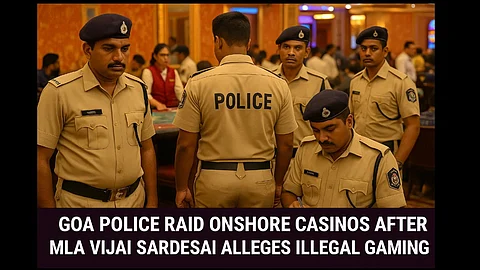 Goa Police Raid Onshore Casinos After MLA Vijai Sardesai Alleges Illegal Live Gaming