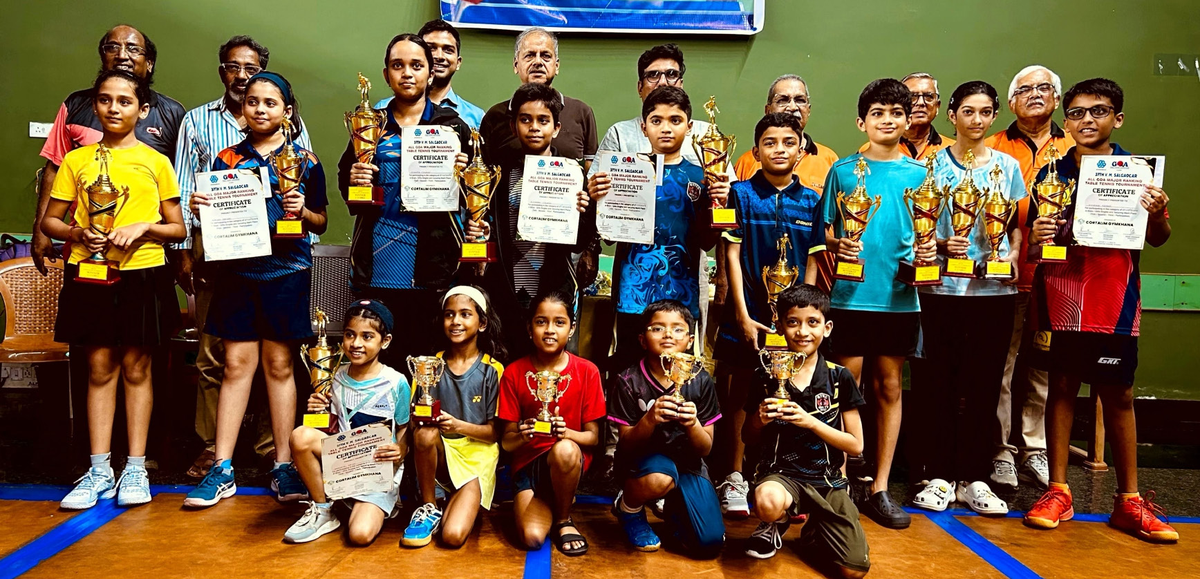 Vedant, Gianna, Ishita, Dhruva,
Ishaan & Ashank champions