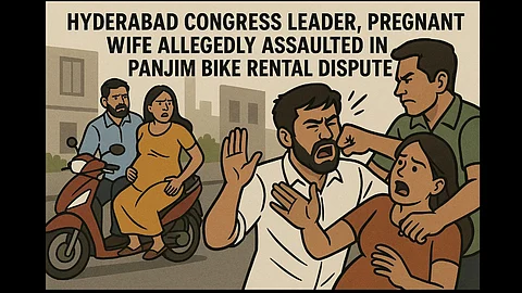 Hyderabad Congress Leader, Pregnant Wife Allegedly Assaulted in Panjim Bike Rental Dispute