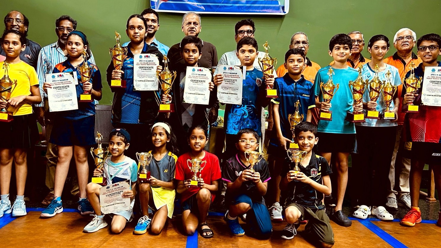 Vedant Wagle & Gianna George Shine with Maiden Wins at 37th V M Salgaocar Major Ranking Table Tennis Tournament in Goa