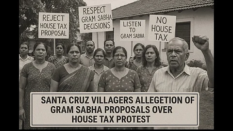 Santa Cruz Villagers Allege Rejection of Gram Sabha Proposals Over House Tax Protest