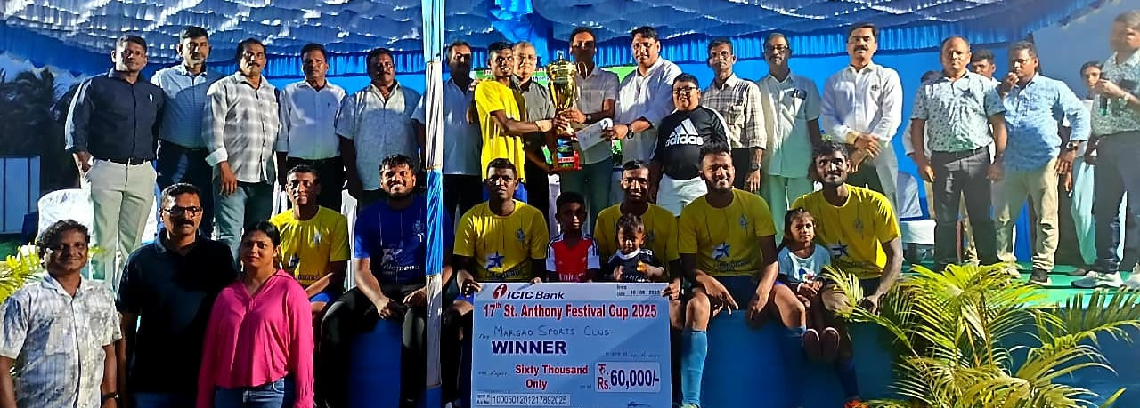 Margao Sports Club take home
St Anthony Festival Cup