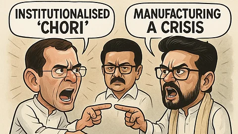 Who Said What in the ‘Vote Chori’ War: Congress, BJP, DMK, and Election Commission Trade Blows