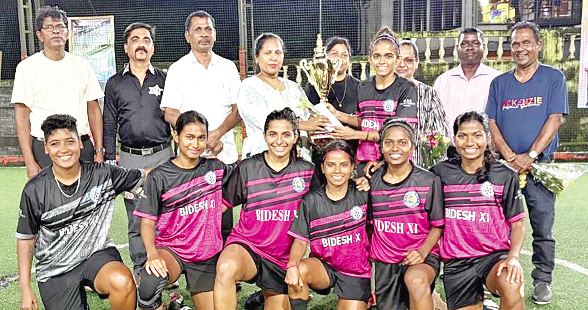 Bidesh XI emerge champions in Cortalim women futsal tournament