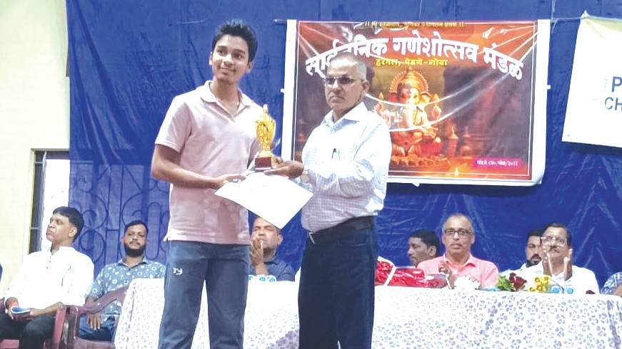 Harsh Nagvekar Clinches Pednem Taluka Rapid Chess Championship With Perfect 7/7 Score