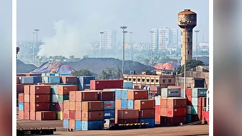Palghar coast on watch as cargo ship containers feared drifting ashore