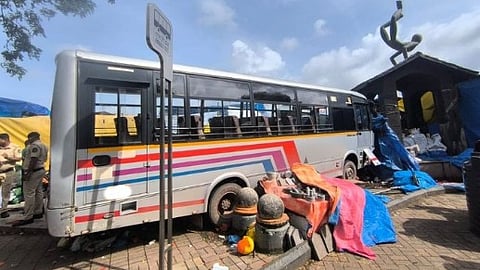 Private Bus Rams Stall at Ashtami Fair in Panjim, Three Injured