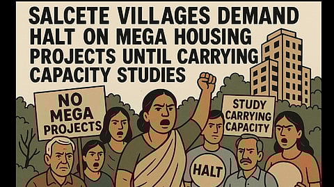 Salcete Villages Demand Halt on Mega Housing Projects Until Carrying Capacity Studies