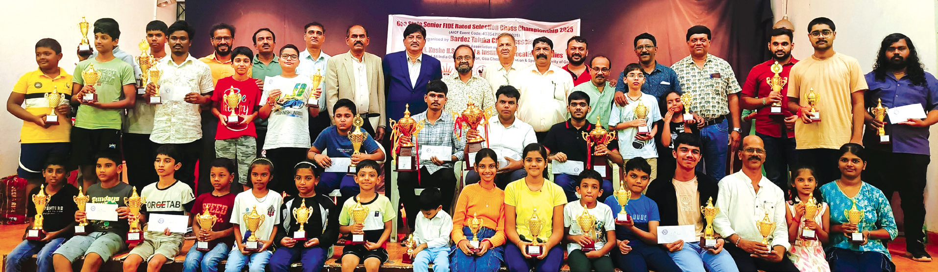 Devesh wins State Senior FIDE
Rated Chess Championship