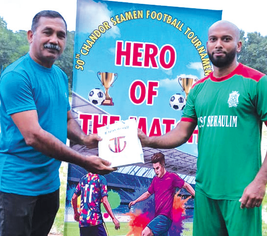 United Sports Club of
Seraulim move up