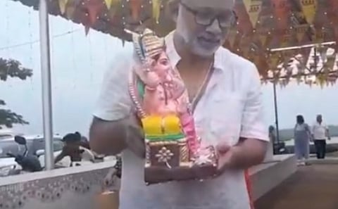 Santa Cruz Four Pillar Marks 1.5-Day Ganesh Visarjan with Devotion and Tradition