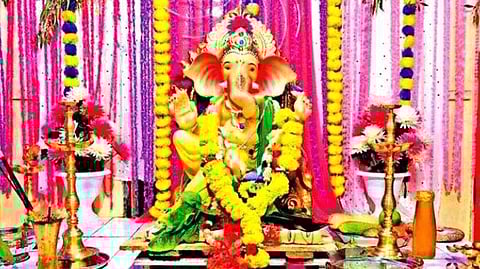 Heavy Rains Disrupt Ganesh Chaturthi Celebrations Across Goa; IMD Issues Yellow Alert Till September 2