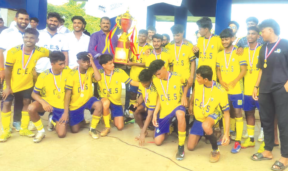 CES College Cuncolim clinch
2nd Inter-College Football Cup