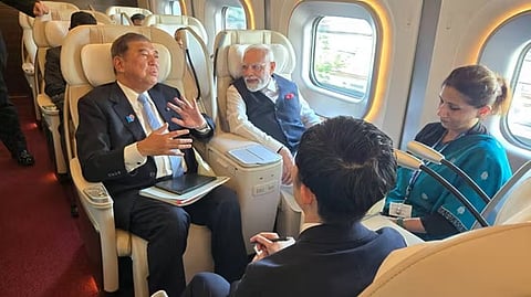 Modi in Japan: Bullet Train Journey with Japanese PM, Meets Indian Rail Trainees