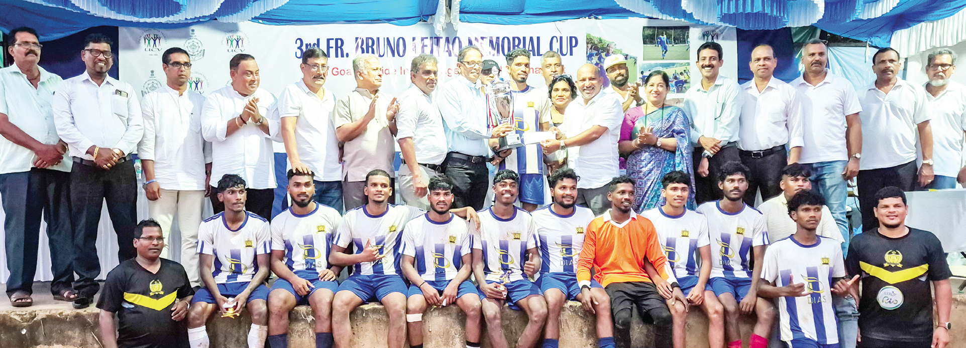 United Boys of Ambaulim take home
3rd Fr Bruno Memorial Football Trophy