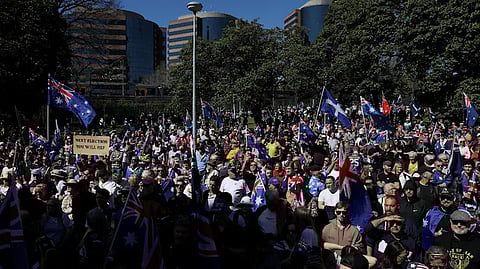 'More Indians in 5 years...': Thousands Rally in Australia Against Rising Indian Migration