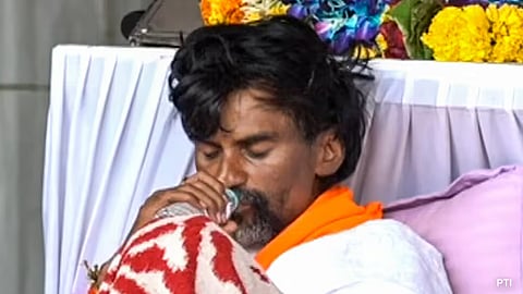 Maratha Quota Stir: Manoj Jarange Vows to Stay Put at Azad Maidan