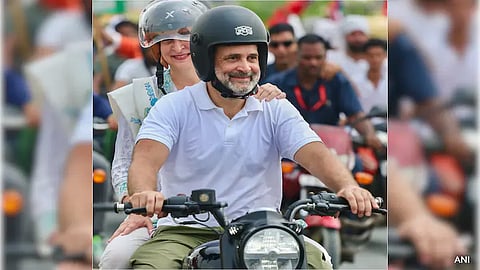Rahul Gandhi Gifts New Pulsar to Bihar Dhaba Owner Who Lost Bike in Rally