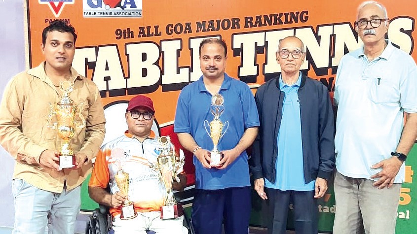 Chetan Salgaonkar, Lloyd Fernandes Shine at YMCA Para Table Tennis Ranking Championship in Goa