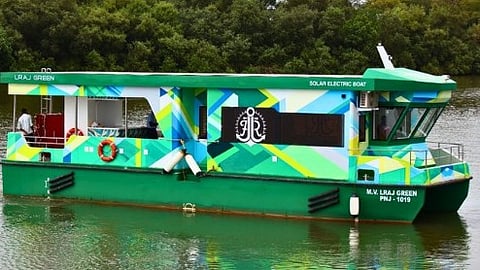 Goa’s First Solar-Electric Hybrid Catamaran ‘MV LRAJ Green’ Wins National Sagarmitra Coastal Impact Award