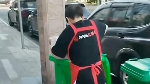 Chinese Restaurant Sparks Outrage After Video Shows Employee Collecting ‘Gutter Oil’ for Cooking